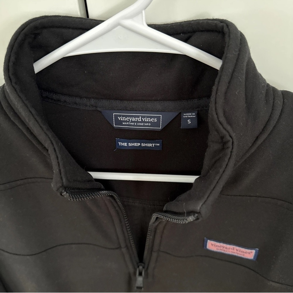 Vineyard Vines Dreamcloth® Shep Shirt® Women’s Size Small Black 1/4 Zip - Picture 5 of 8